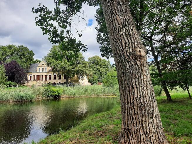 dwór dworek park Popowo Kościelne gm.Mieścisko Wielkopolska