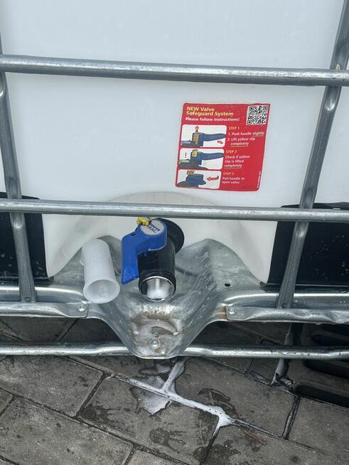 1000 litrów zbiornik MAUZER IBC paletopojemnik ogród budowa