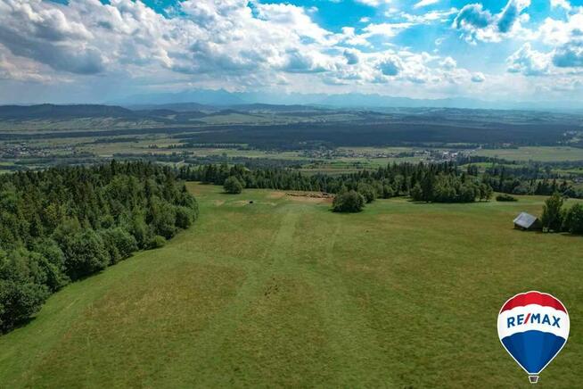 Działka z widokiem na panoramę Tatr
