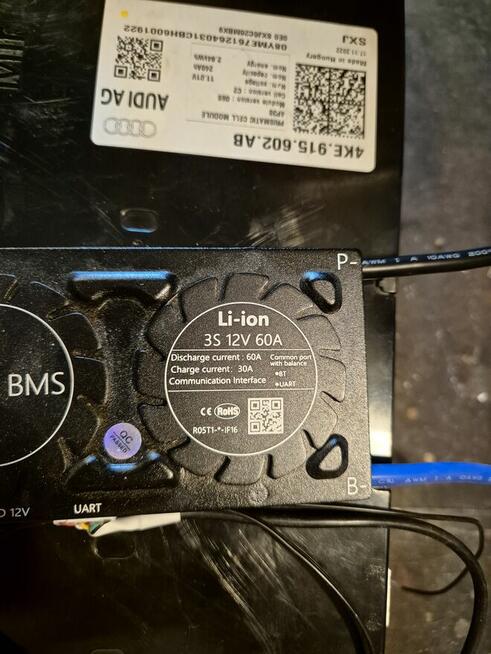 Bateria z Audi e-tron +BMS +przetwornica DC/DC