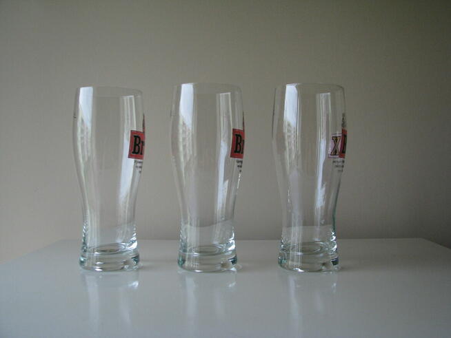 Kufel Brax 0,5 l, szkło do piwa, pokal, szklanka 3 szt