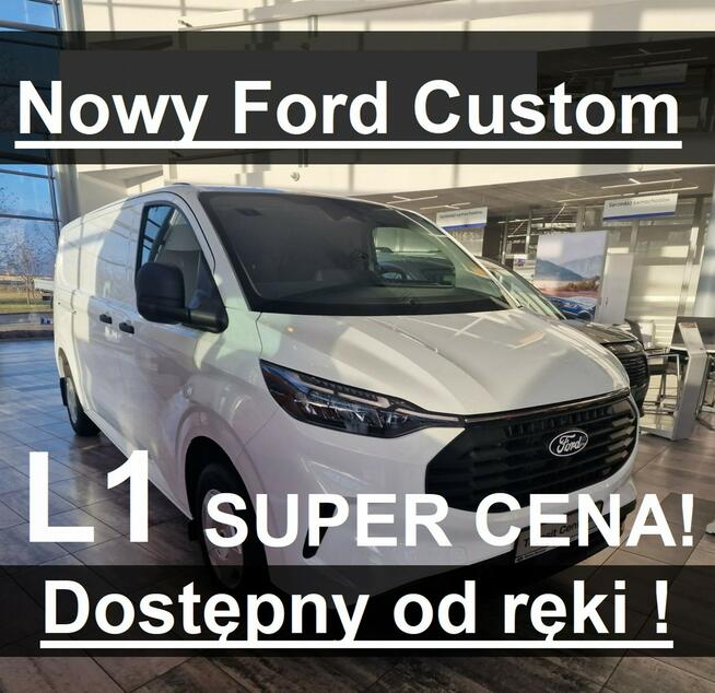 L1 Nowy Ford Custom 136KM L1  Dostępny od ręki Super Cena 1608 zł