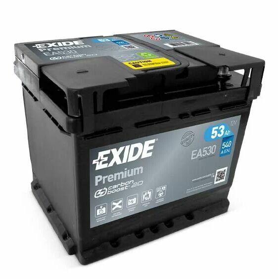 Akumulator 53Ah 540A Exide Premium EA530 PRAWY PLUS