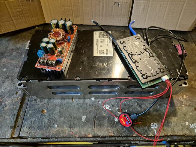 Bateria z Audi e-tron +BMS +przetwornica DC/DC
