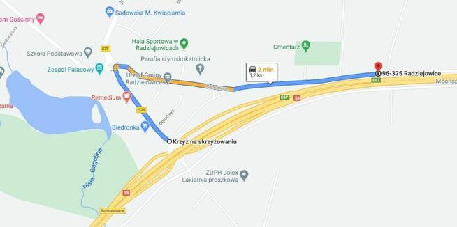 Działka inwestycyjna 1,4ha przy S8, PU - usługi, dosk param