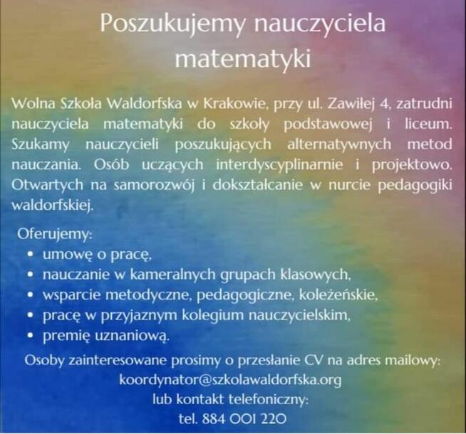 Nauczyciel matematyki