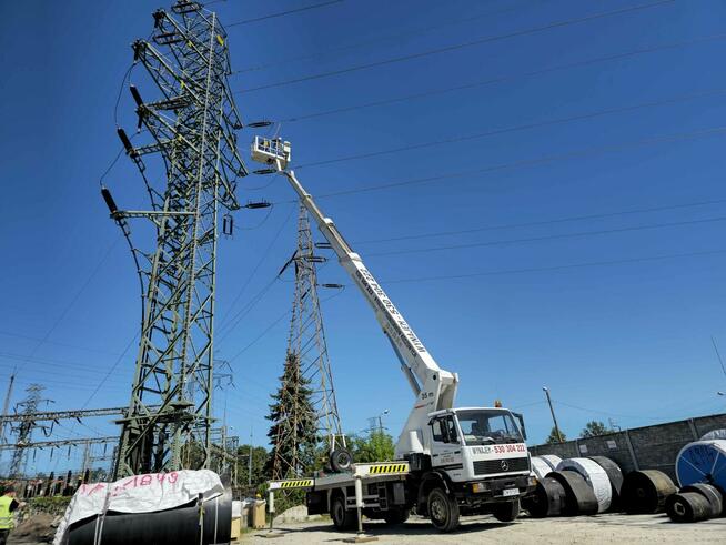 Podnośnik koszowy 20m 22m 25m 30m 35m 45m Zwyżka Strzelin