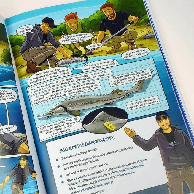 Komiks wędkarski NOWE WYDAWNICTWO prezent dla wędkarza