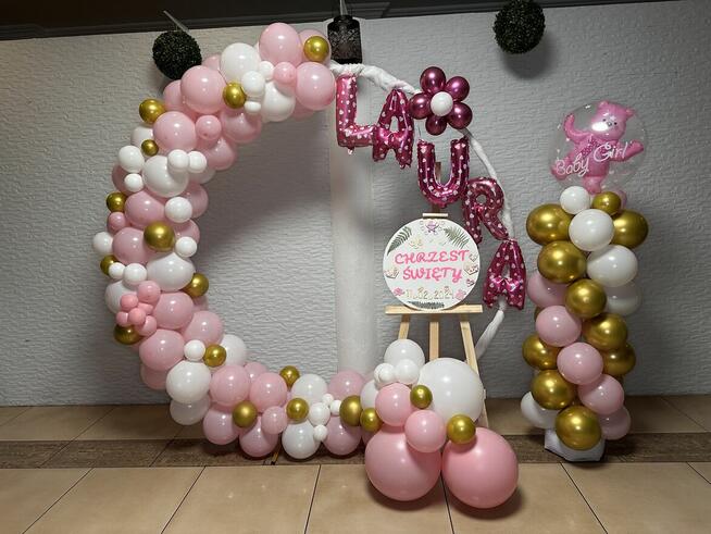 Girlandy Balonowe Balony na obręczy ścianki do zdjęć