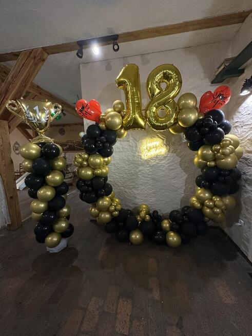 Girlandy Balonowe Balony na obręczy ścianki do zdjęć