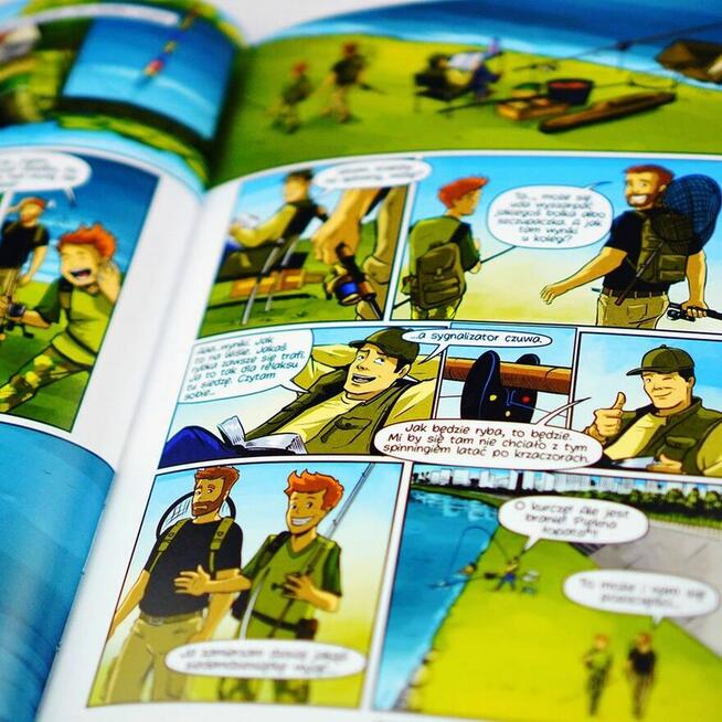 Komiks wędkarski NOWE WYDAWNICTWO prezent dla wędkarza