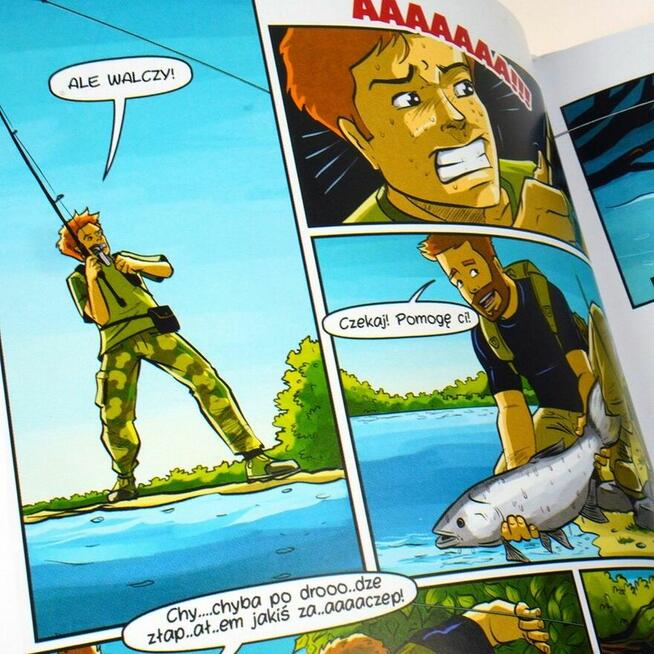 Komiks wędkarski NOWE WYDAWNICTWO prezent dla wędkarza