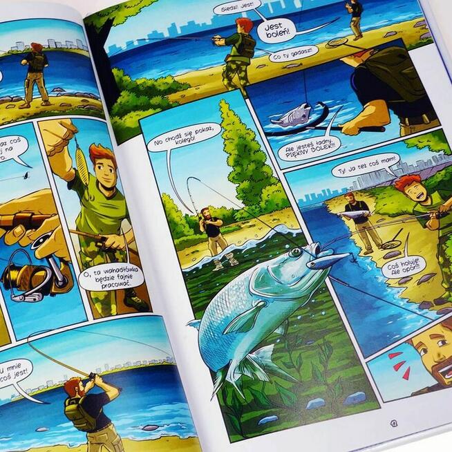 Komiks wędkarski NOWE WYDAWNICTWO prezent dla wędkarza