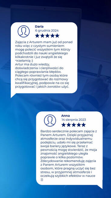 Angielski Online z Native Speakerem z Kalifornii / Magistrem