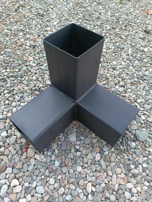Łącznik narożnikowy narożny do słupów altan 10x10 100x100mm