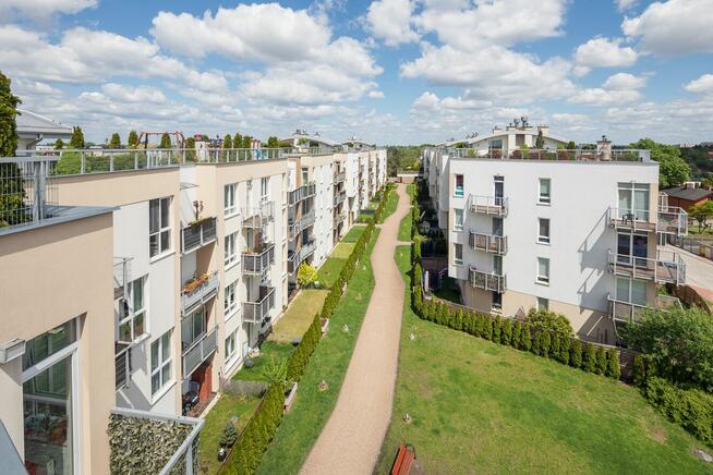 Mieszkanie 43m2 z garażem i ogrodem na dachu