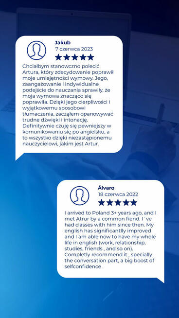 Angielski Online z Native Speakerem z Kalifornii / Magistrem