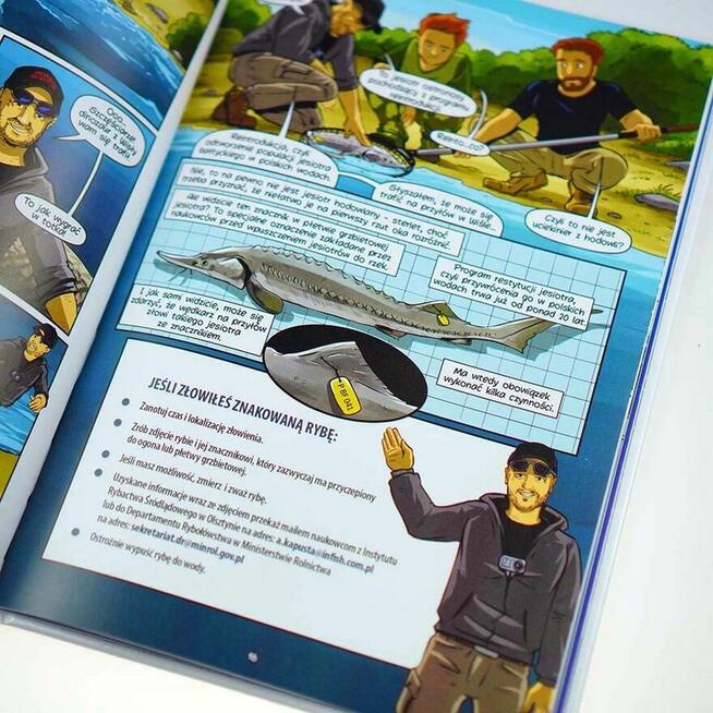 Komiks wędkarski NOWE WYDAWNICTWO prezent dla wędkarza