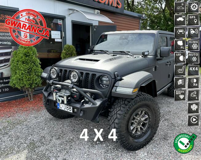 Jeep Wrangler 4x4, 2x Wyciągarka, CarPlay, Aktywny tempomat, Hak, LED, LIFT FOX,