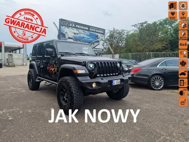 Jeep Wrangler 2.0 Benzyna Turbo 272 KM, 4x4, Klima, Lift 2.5", Opony 35", LED, Alu