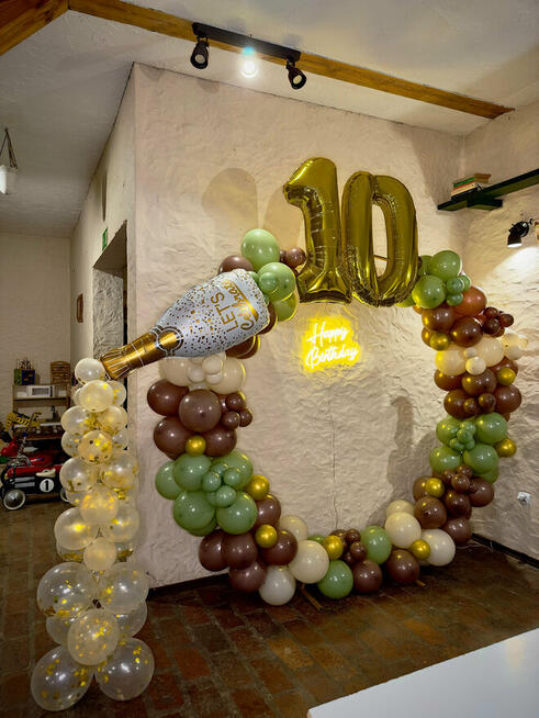 Girlandy Balonowe Balony na obręczy ścianki do zdjęć