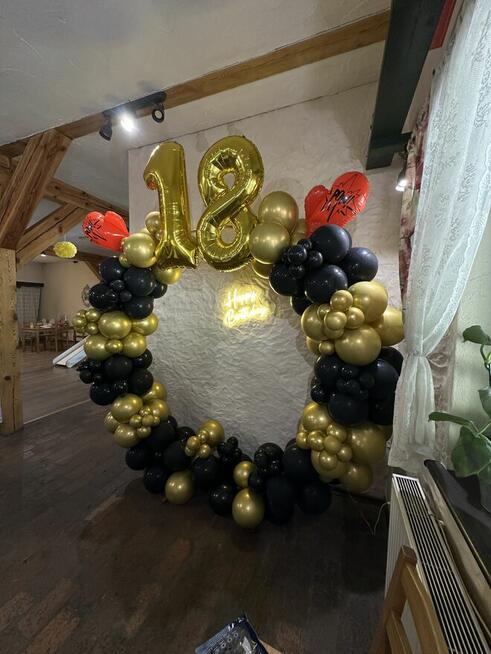 Girlandy Balonowe Balony na obręczy ścianki do zdjęć