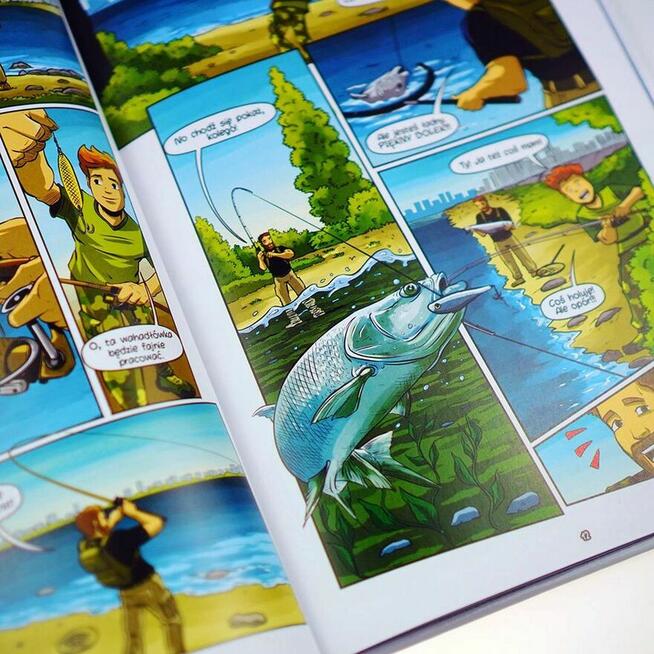 Komiks wędkarski NOWE WYDAWNICTWO prezent dla wędkarza