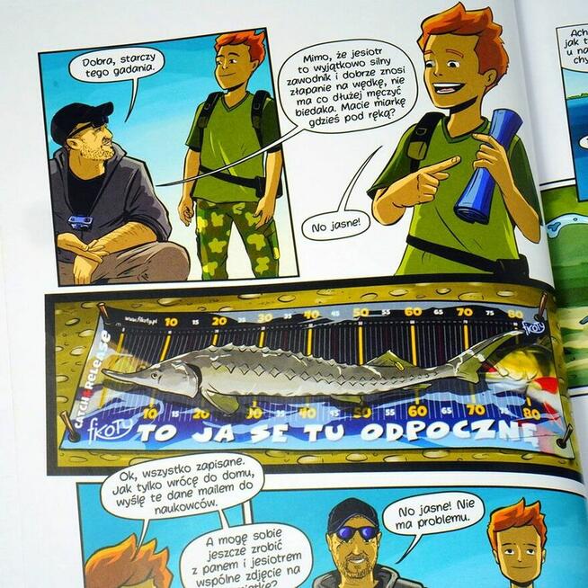 Komiks wędkarski NOWE WYDAWNICTWO prezent dla wędkarza
