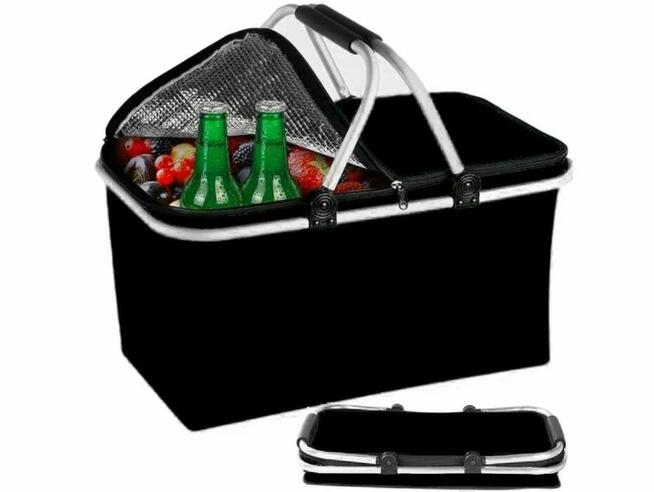 Piknikowy, termiczny kosz składany - na zakupy