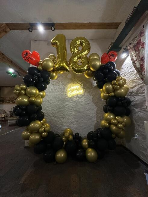 Girlandy Balonowe Balony na obręczy ścianki do zdjęć