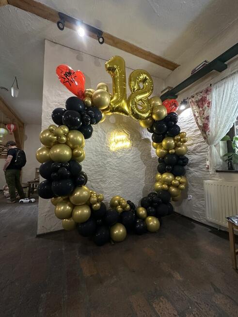 Girlandy Balonowe Balony na obręczy ścianki do zdjęć