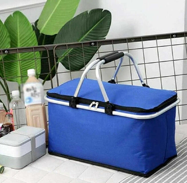 Piknikowy, termiczny kosz składany - na zakupy