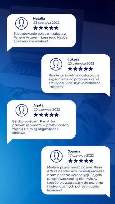 Angielski Online z Native Speakerem z Kalifornii / Magistrem