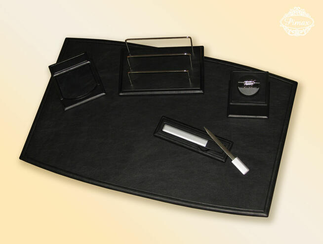 Skórzany podkład na biurko, skórzane zestawy, akcesoria lux
