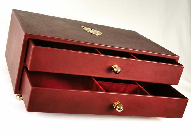 Skórzany podkład na biurko, skórzane zestawy, akcesoria lux