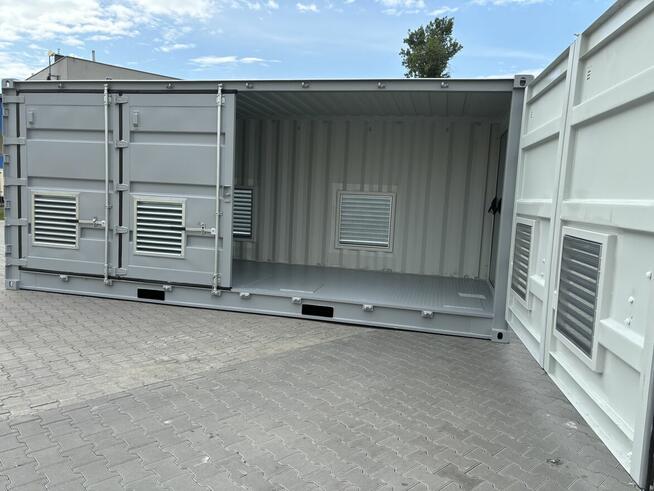 Kontener morski Open Side Door 6 metrów modyfikowany