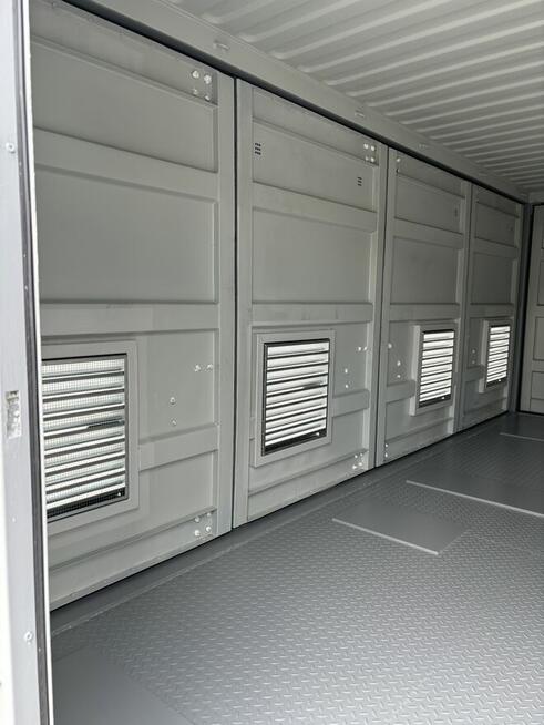 Kontener morski Open Side Door 6 metrów modyfikowany