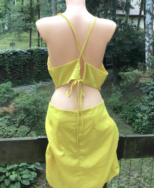 Cytrynowa sukienka, Shein, nowa, L