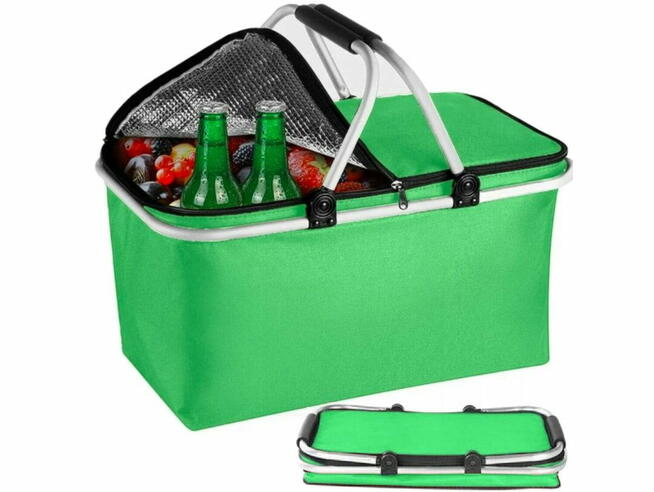 Piknikowy, termiczny kosz składany - na zakupy