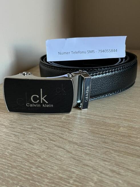 Skórzany Pasek Męski Hugo BOSS Calvin Klein Lacoste Armani