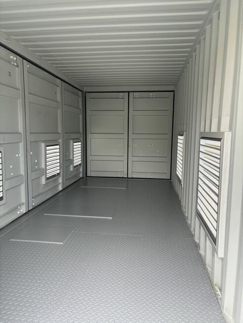 Kontener morski Open Side Door 6 metrów modyfikowany