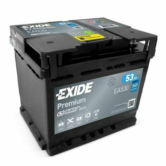 Akumulator Exide Premium 53Ah 540A EA530 PRAWY PLUS