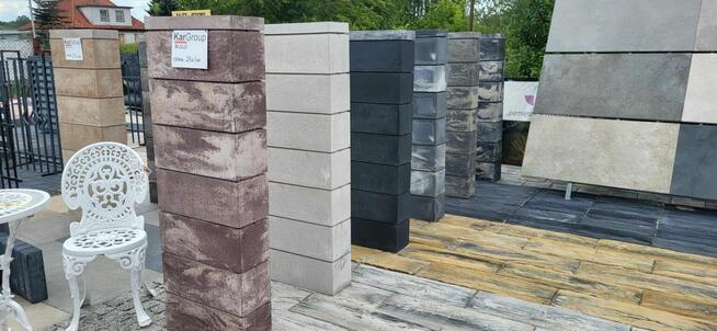 Bloczek ogrodzeniowy | BIAŁY | różne kolory | Pustak ogrodze