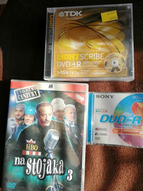 PŁYTY CD DVD+R 4,7 GB.