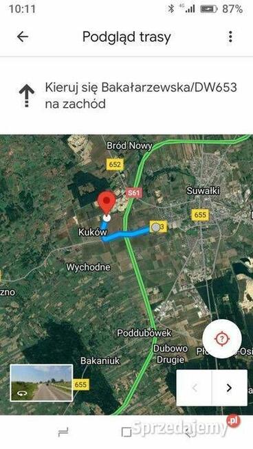 Działka w Kukowie 4km od Suwałk