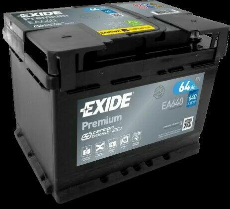 Akumulator 64Ah 640A Exide Premium EA640