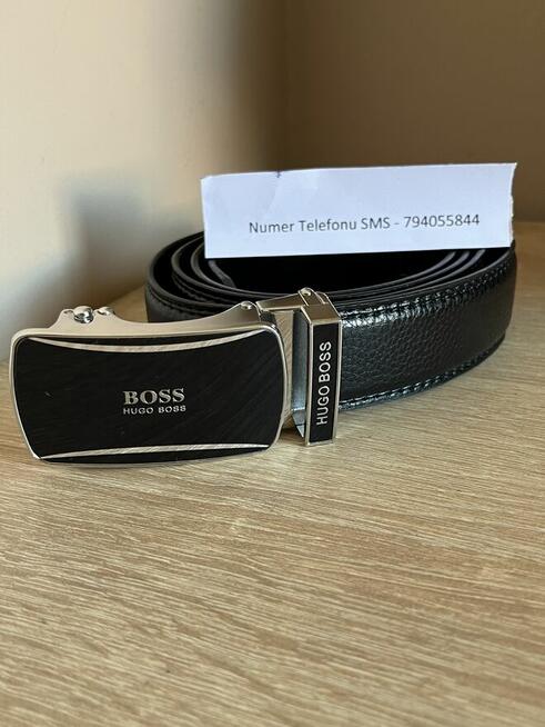 Skórzany Pasek Męski Hugo BOSS Calvin Klein Lacoste Armani