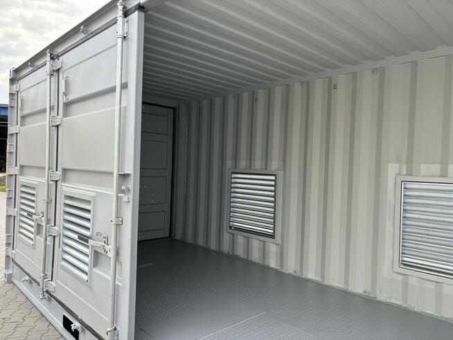 Kontener morski Open Side Door 6 metrów modyfikowany