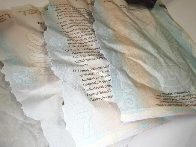 Naprawa paszportu, naprawy paszportów, wklejanie kartek itp.