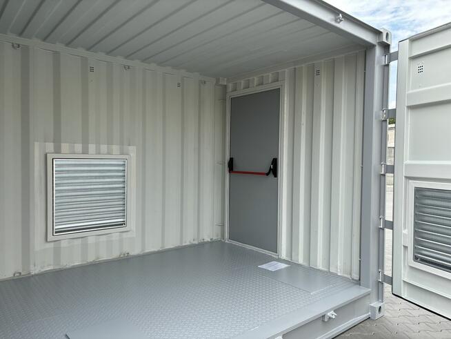 Kontener morski Open Side Door 6 metrów modyfikowany